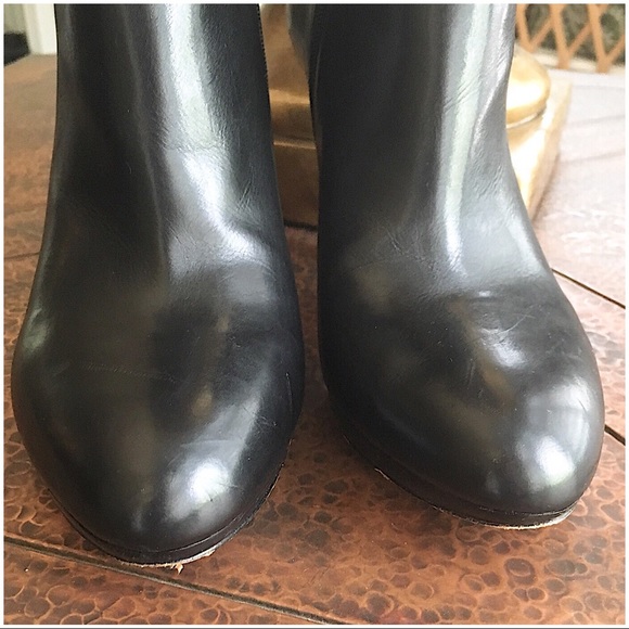 VIA SPIGA LEATHER ANKLE BOOTS - Picture 4 of 7